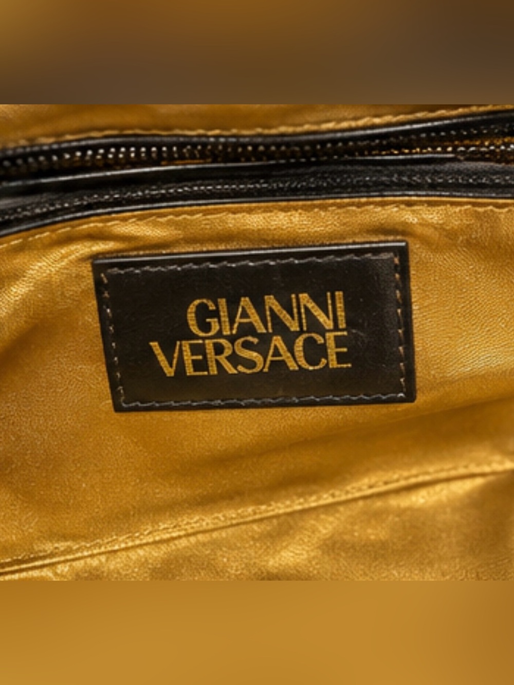 Gianni Versace Vintage Baroque Leopard Top Handle Satchel Shoulder Bag - Picture 7 of 11